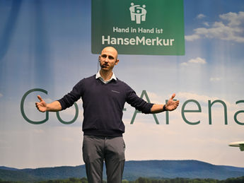 Carlo Reumont Vortrag Golftage München HanseMerkur Golf Arena