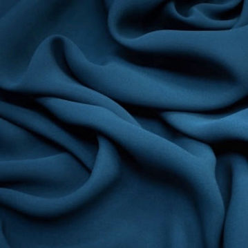 Navy Blue Eco-friendly white-label Rayon/Viscose fabric