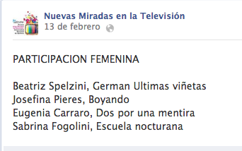 Nominacion Premio Nuevas Miradas