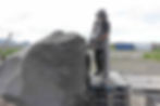 work on the base of the top stone