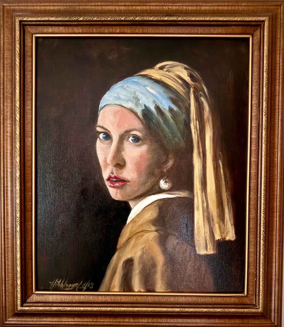 Molly as the girl with a Pearl Earring P10