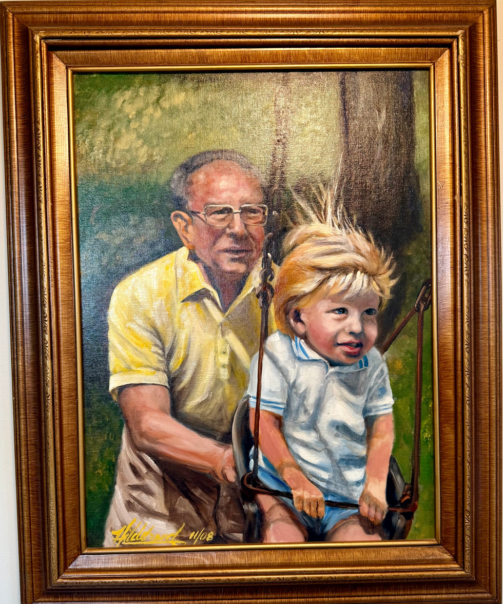 Dad with Dickie on Swing
P6