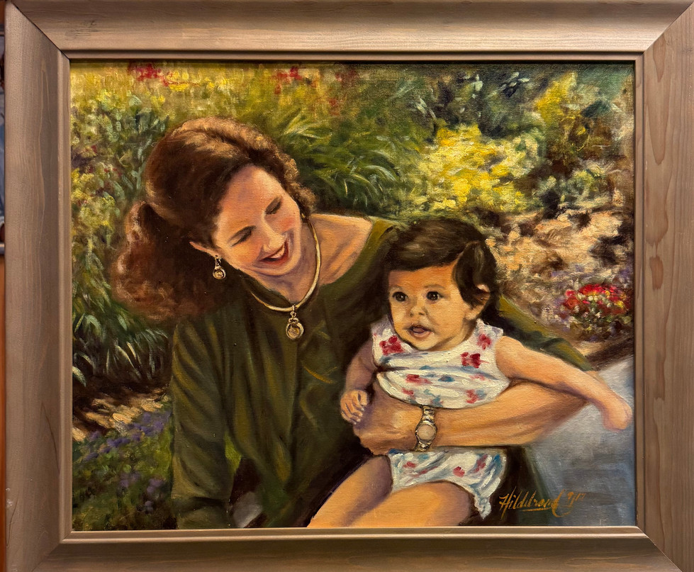 Donna & baby Suzana at the Frick P18