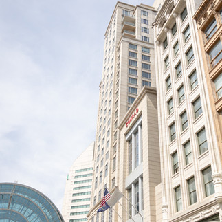 detail shot of conrad in downtown indianapolis