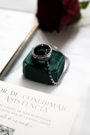 close up picture of grooms details for wedding day