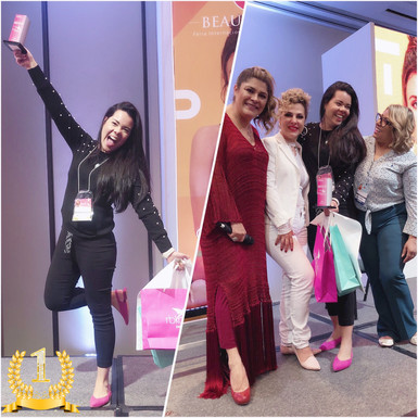 Luciana Vasconcelos was awarded with the "1st PLACE" as "THE BEST MICROBLADING Technique" 