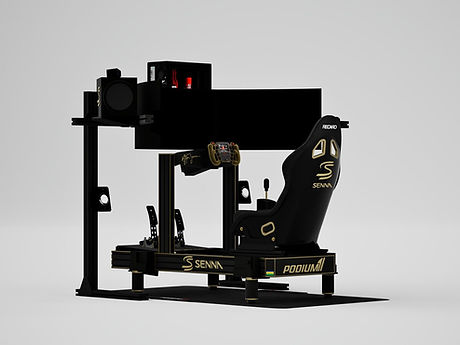 Podium 1 Racing Simulator Product Rendering