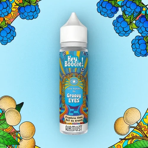 elfbar nachfüll pod läuft aus E liquide Groovy Eyes Hey Boogie Airmust 60ml | Framboise bleue Oeil du  dragon | Fruité
