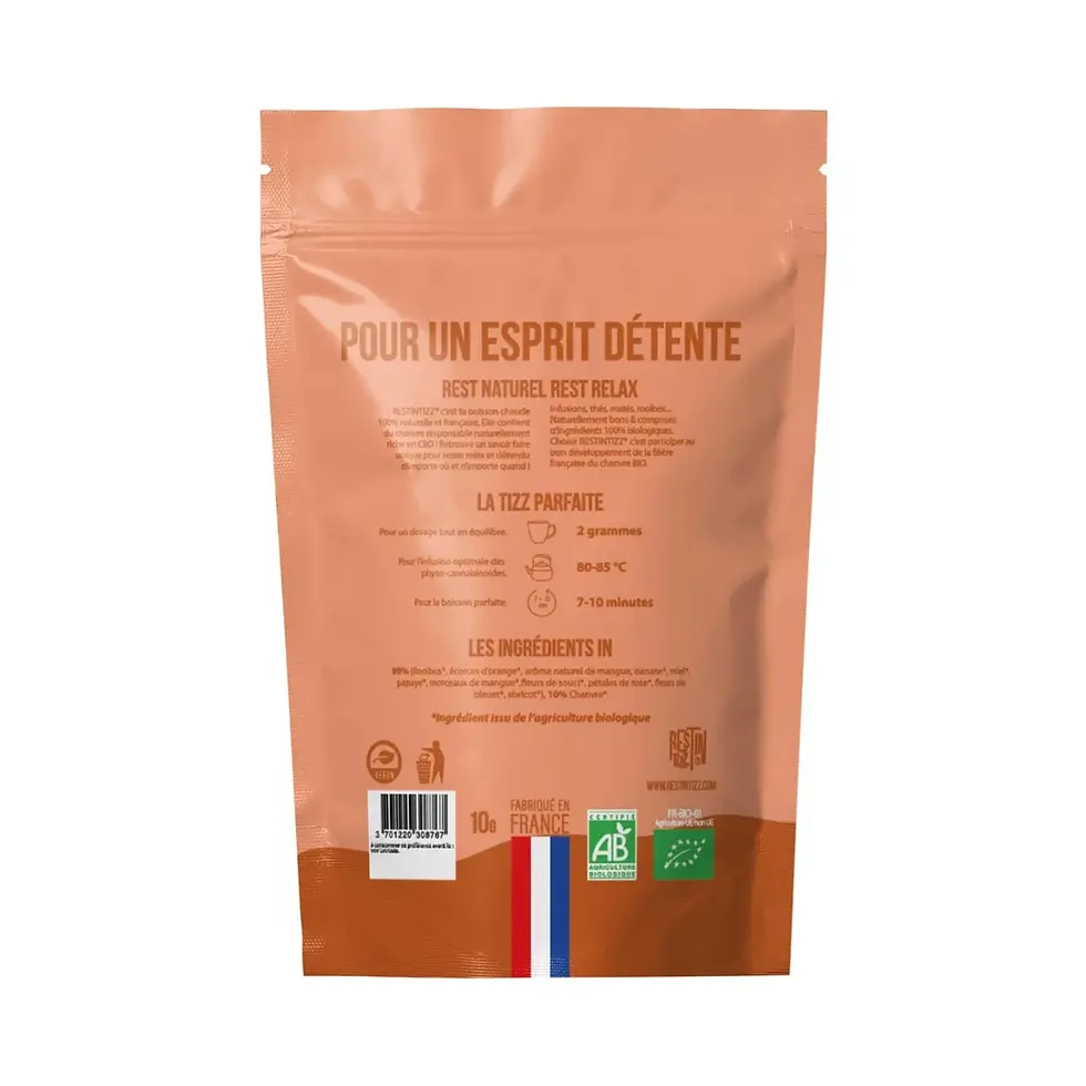 Miniature : Infusion Bio CBD 50G Rest In Tizz L'EXOTIQUE