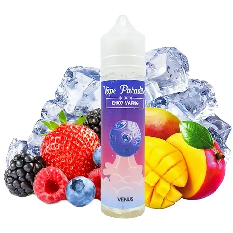 E liquide Venus Vape Paradise 50 ml | Fruits rouges Mangue | Fruité frais