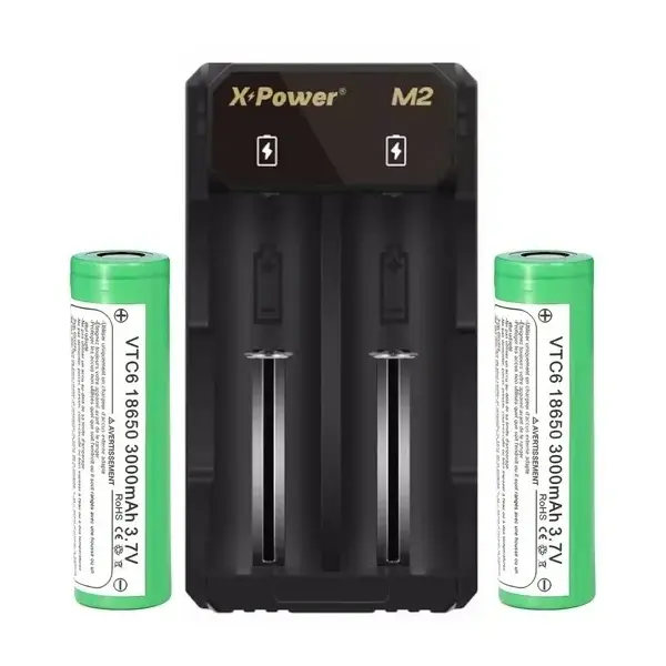 Miniature : Pack CHARGEUR + 2 ACCUS 18650