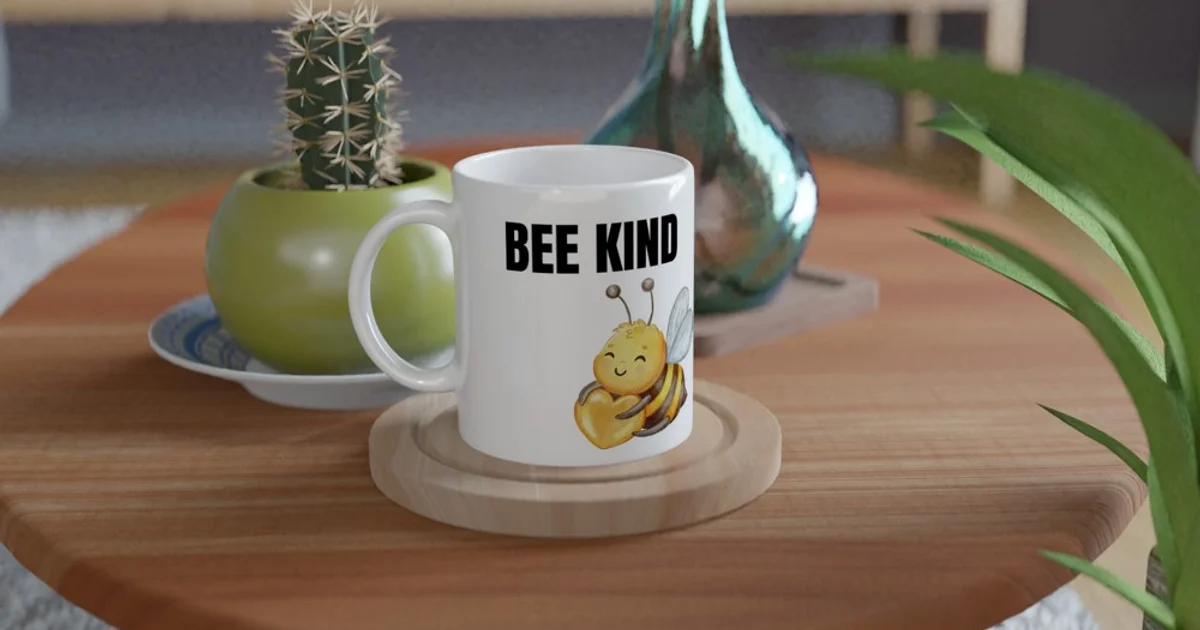 BEE KIND 11oz Ceramic Mug