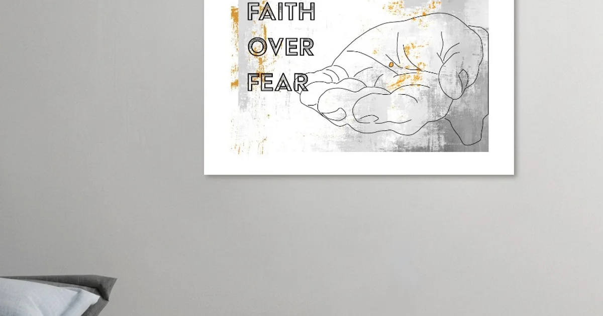 FAITH OVER FEAR - Classic Matte Paper Poster