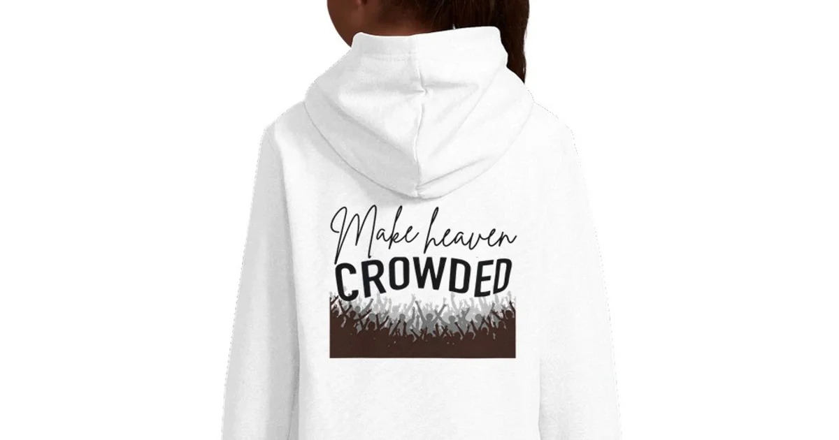 Make Heaven Crowded | Recycled Blend Kids Hoodie (4-14yrs)