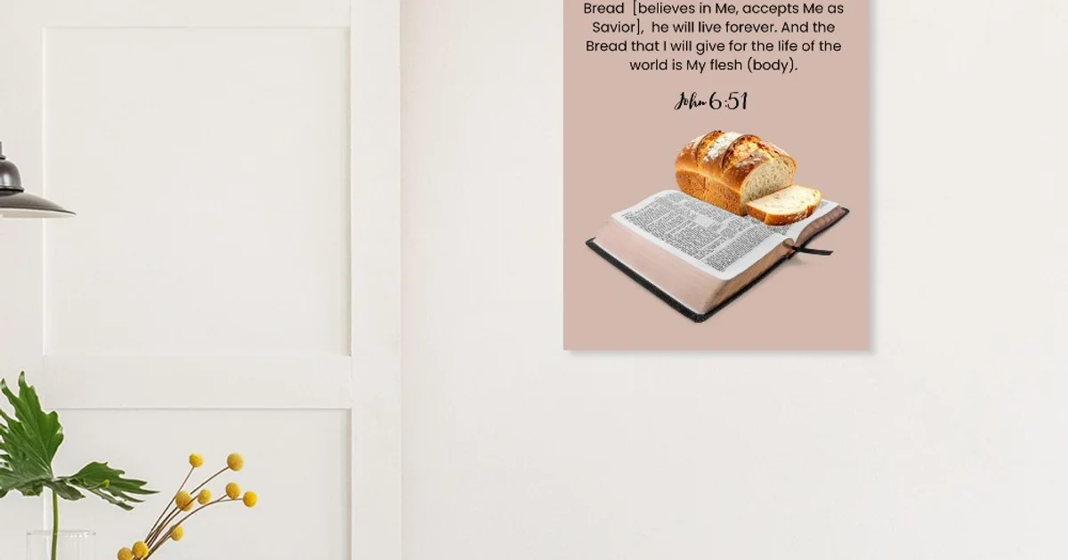 I am the Living Bread - Classic Semi-Glossy Paper Poster
