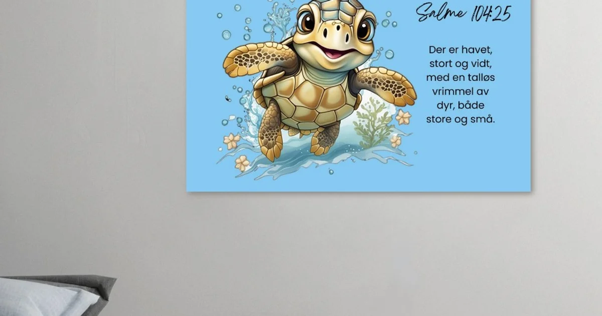 Salme 104:25 | Classic Matte Bible Poster