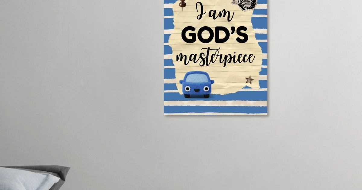 I am God's Masterpiece - Classic Semi-Glossy Paper Poster
