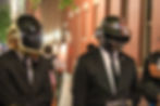 When not working with a velveteen frog, Williams co-wrote and sang with helmeted popsters Daft Punk