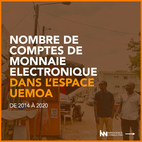 Nombre de comptes de monnaie électronique dans l’espace UEMOA de 2014 à 2020  