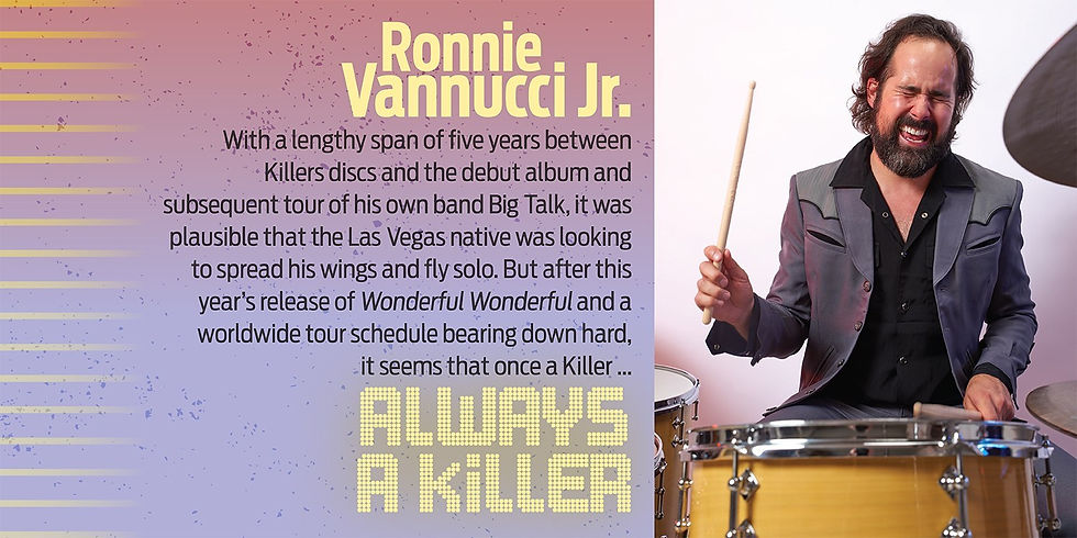 Francis George Las Vegas Celebrity Editorial Photography Photographer Drum Magazine Ronnie Vannucci Drum Magazine
