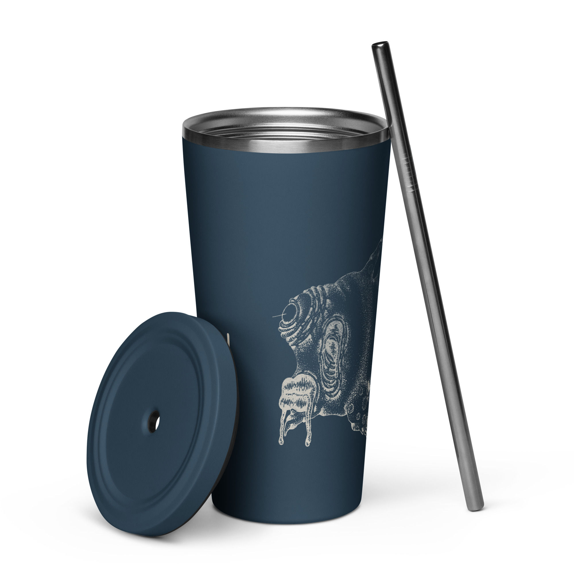 TAMO' BIEN | Insulated tumbler with a straw