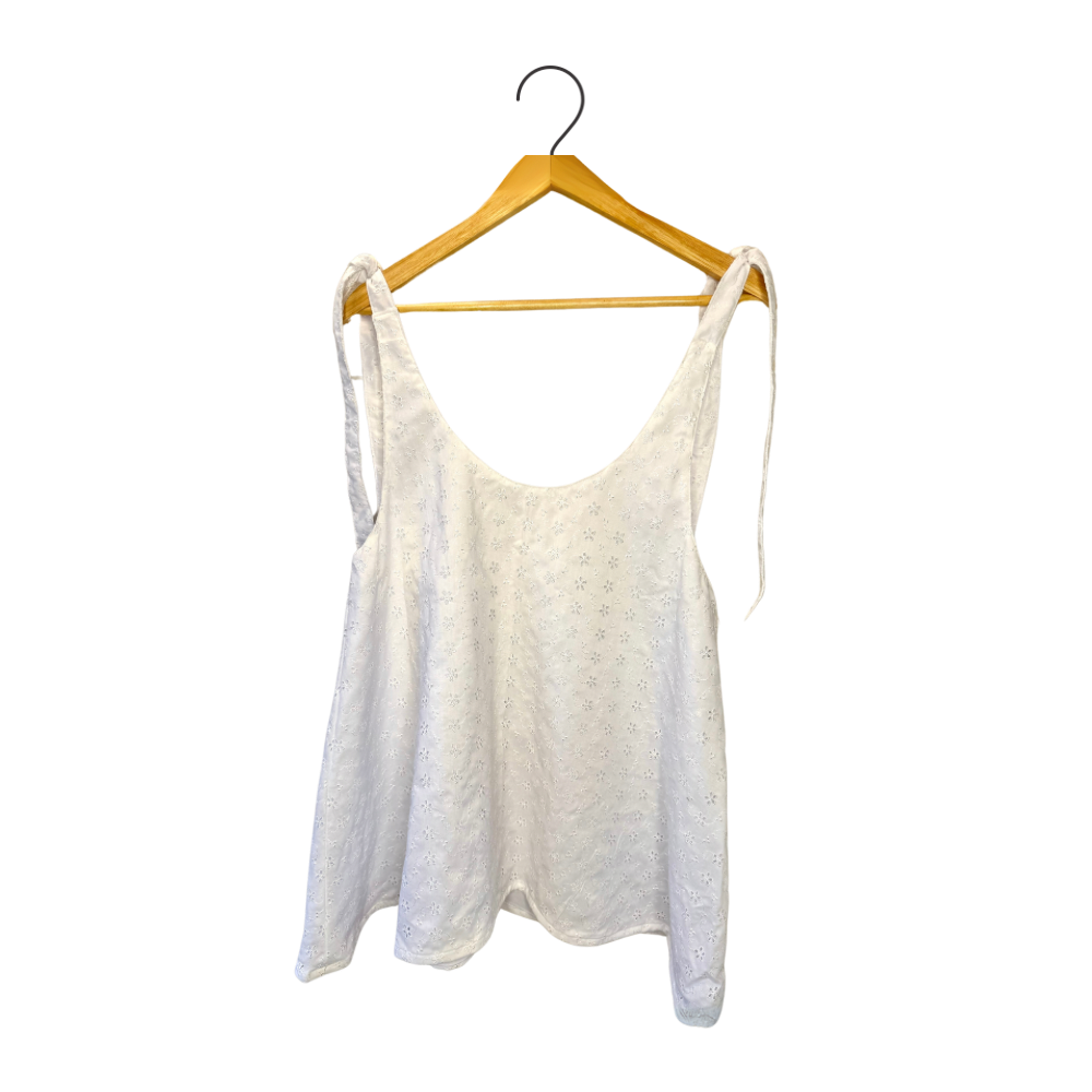 Mila Mini Dress White Cotton