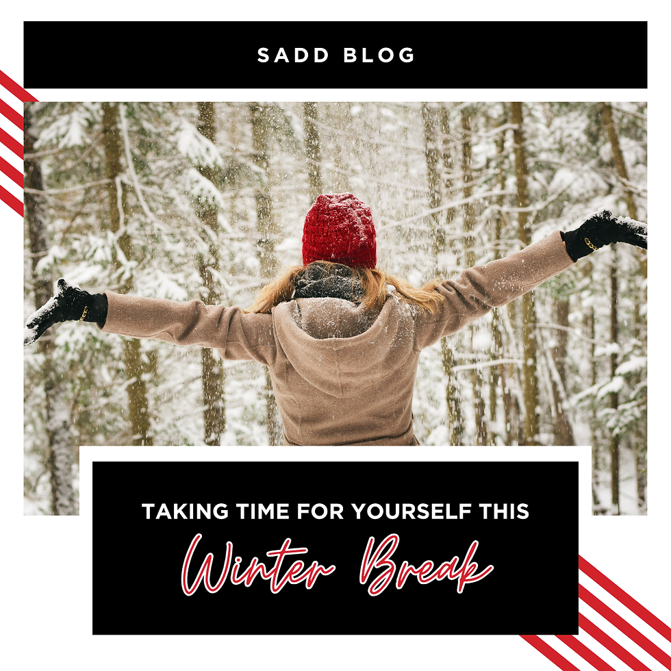 Taking Time for Yourself This Winter Break