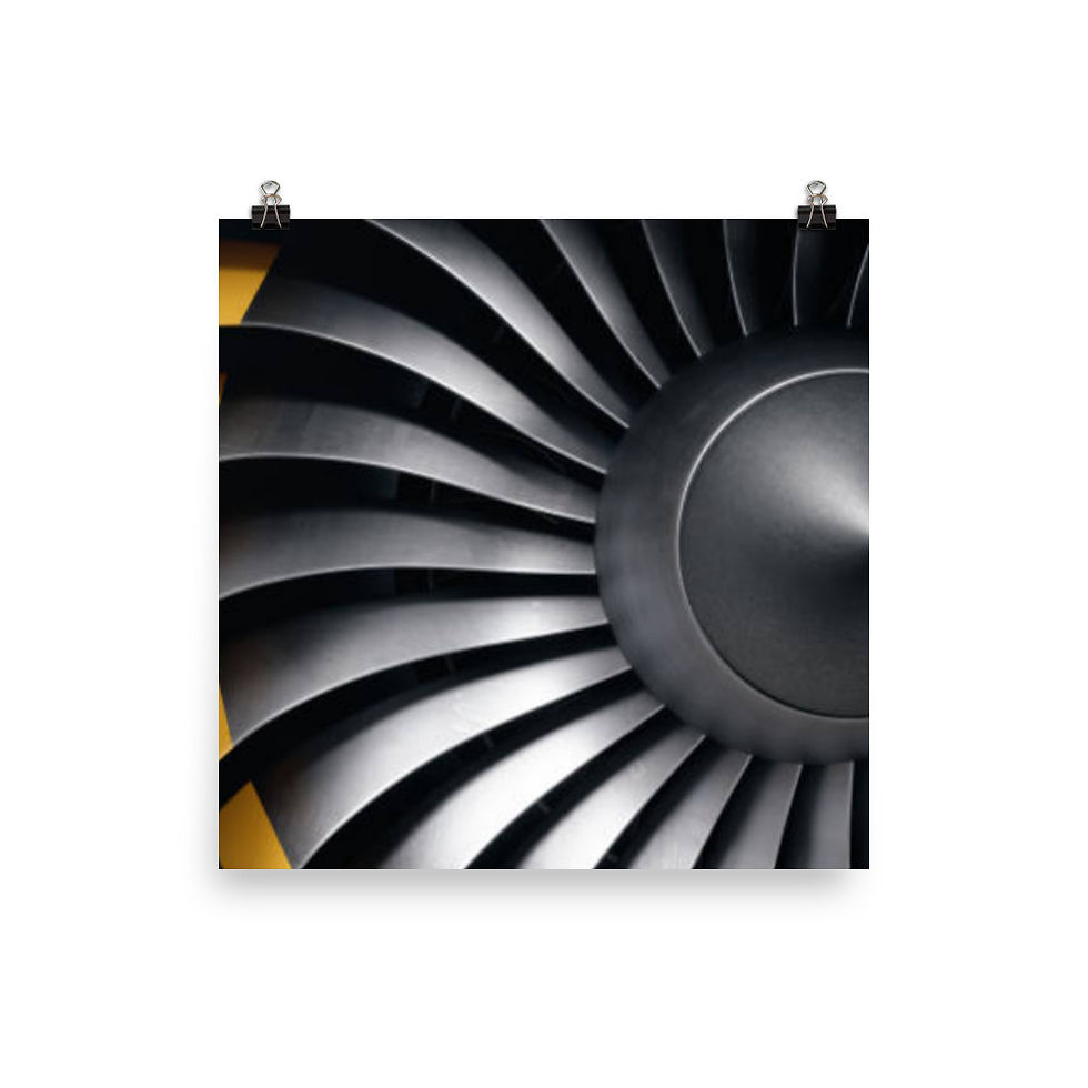 Thumbnail: Aircraft Engine Poster #1