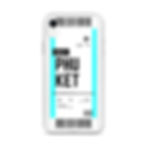 Thumbnail: Phuket Boarding Pass iPhone Case