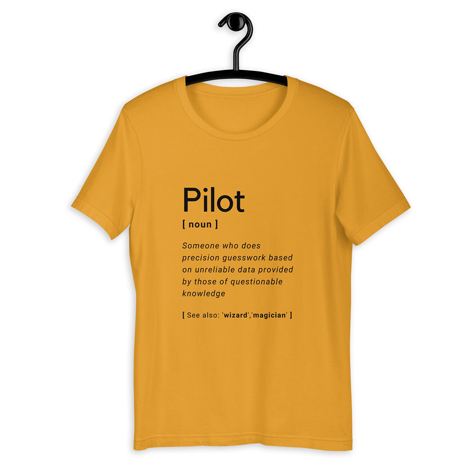 Thumbnail: 'Pilot' Definition Short-Sleeve Unisex T-Shirt