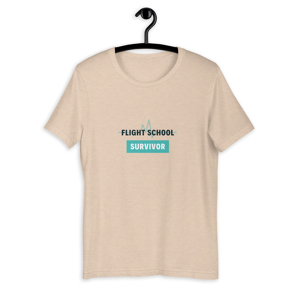 Thumbnail: Flight School Survivor Short-Sleeve Unisex T-Shirt