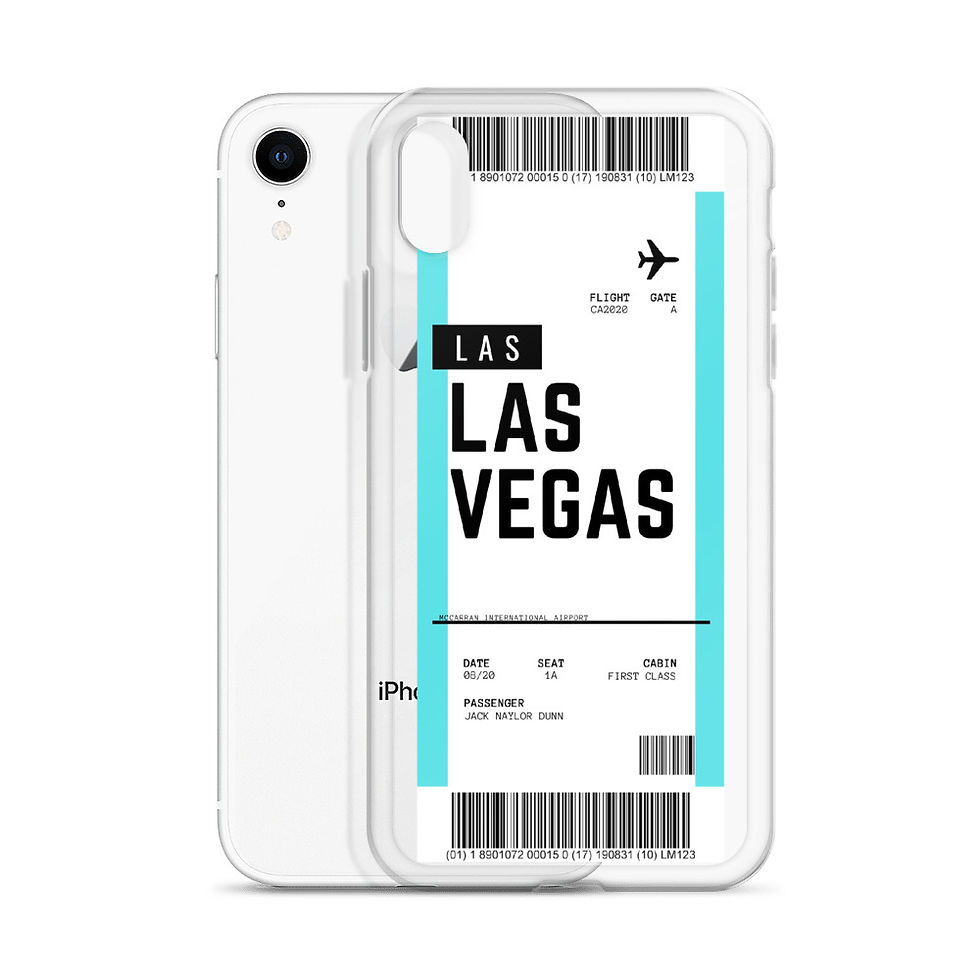 Thumbnail: Las Vegas Boarding Pass iPhone Case