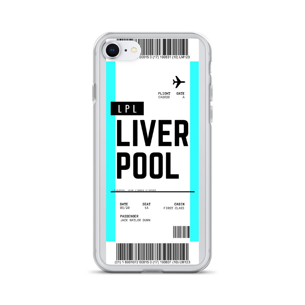 Thumbnail: Liverpool Boarding Pass iPhone Case