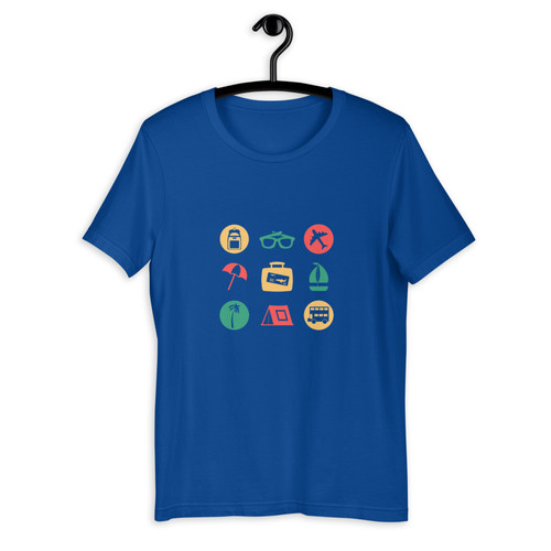 AECA WHITE CLOVER HOLIDAY Tシャツ WC Holiday Icons Short-Sleeve Unisex T-Shirt | Cruising Aviation