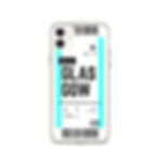 Thumbnail: Glasgow Boarding Pass iPhone Case