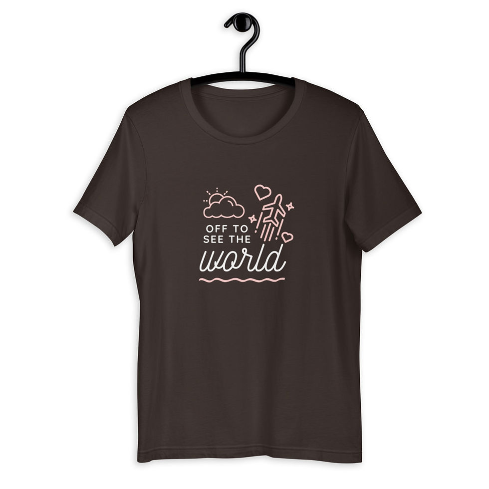 Thumbnail: 'Off To See The World' Short-Sleeve Unisex T-Shirt
