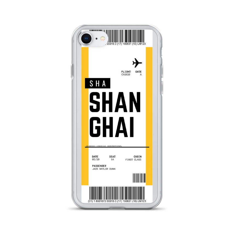 Thumbnail: Shanghai Boarding Pass iPhone Case