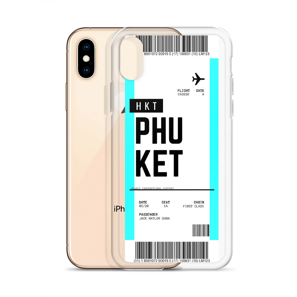 Thumbnail: Phuket Boarding Pass iPhone Case