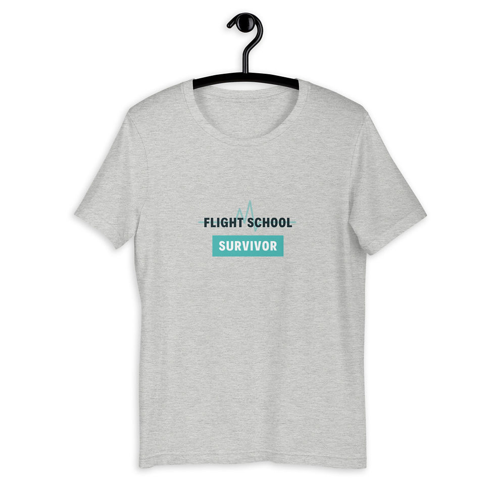 Thumbnail: Flight School Survivor Short-Sleeve Unisex T-Shirt