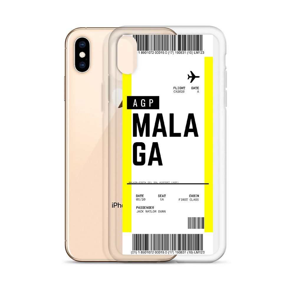 Thumbnail: Malaga Boarding Pass iPhone Case