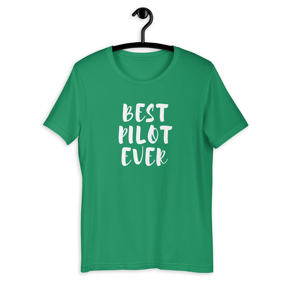 Thumbnail: Best Pilot Ever Short-Sleeve Unisex T-Shirt