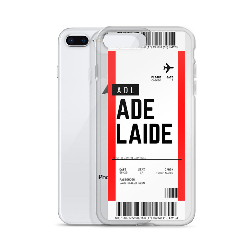 Thumbnail: Adelaide Boarding Pass iPhone Case