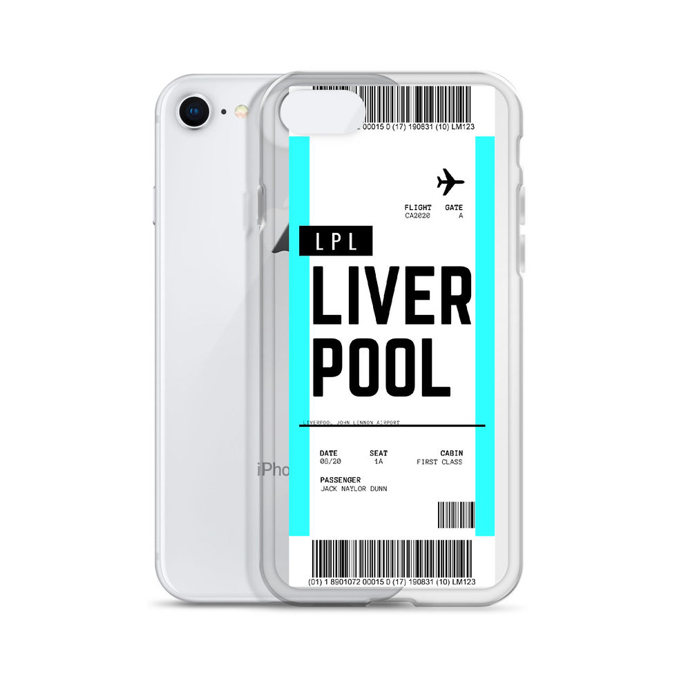 Thumbnail: Liverpool Boarding Pass iPhone Case