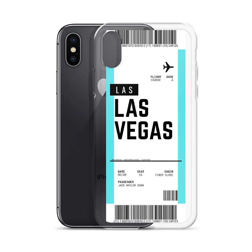Thumbnail: Las Vegas Boarding Pass iPhone Case
