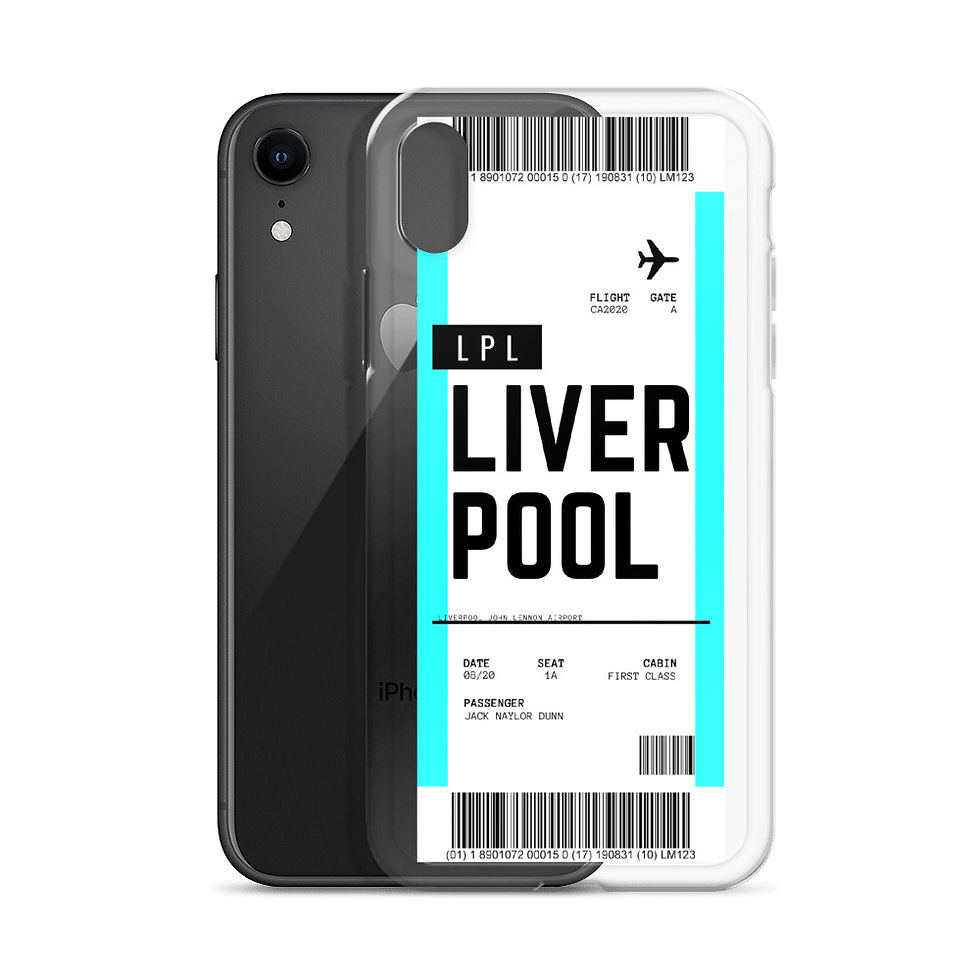 Thumbnail: Liverpool Boarding Pass iPhone Case