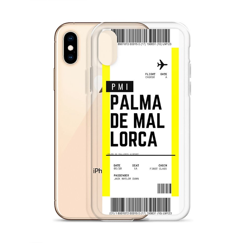 Thumbnail: Palma De Mallorca Boarding Pass iPhone Case