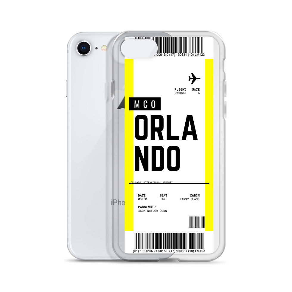 Thumbnail: Orlando Boarding Pass iPhone Case