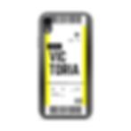 Thumbnail: Victoria Boarding Pass iPhone Case