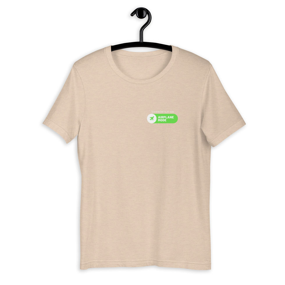 Thumbnail: Airplane Mode Short-Sleeve Unisex T-Shirt