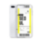 Thumbnail: Seoul Boarding Pass iPhone Case